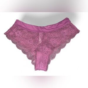 Auden Mauve Lace Cheeky Panties NWOT Medium